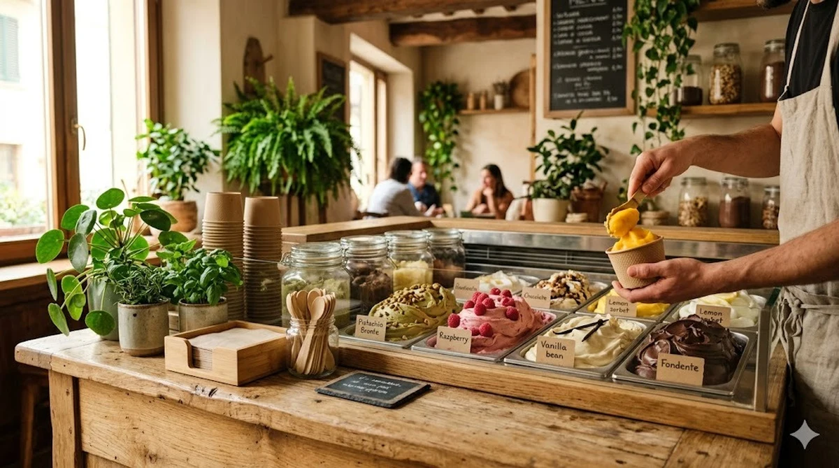 Heladería Sostenible: Empaques Eco, Helados Orgánicos y Por Qué los Clientes lo Exigen en 2026